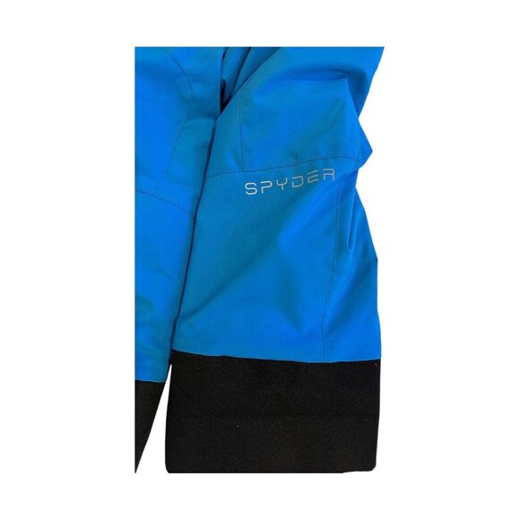 Spyder Propulsion Insulated Ski Snow Pants Blue Black Suspenders Size 3 Toddler - Picture 11 of 15